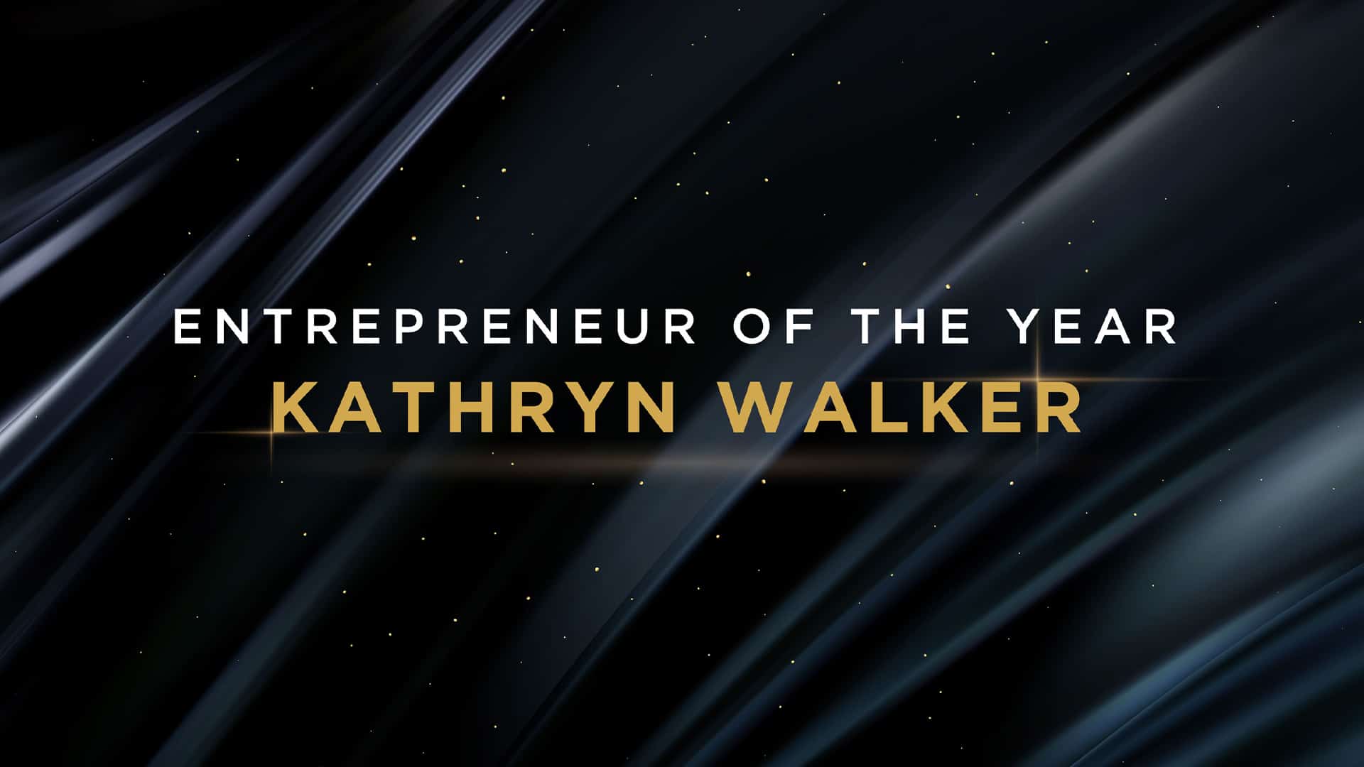 Kathryn Walker Receives Entrepreneur of the Year Award